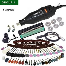 그라인더 절삭기 연마기 110 v 230 v 홈 diy 미니 전기 드릴 조각사 dremel 로타리 도구 192pcs 액세서리 드릴링 머신, PSD-003-SET4, 우리를