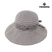 [레노마골프]여성 자연초 리본 버킷 햇 RWACJ6818-509, BEIGE