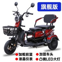전기 전동차 스쿠터 자전거 노인 어르신 픽업 삼륜 2인승, 궁극의 버전 800W 모터 + Chaowei 72V23