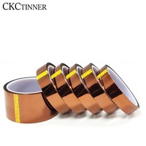 5/6/8/10/12/15/20MM x 30M 갈색 고온 내성 Kapton 테이프 폴리이 미드 전기 작업/그릴/분말 코팅, [02] 8mm