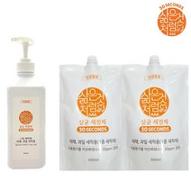 NEW삶은것처럼 1종 살균 주방세정제살균&세정을 한번에본품600mlX1개+리필600mlX2개, 단품