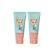 닥터이엘 저불소 유아 치약 불소 함유 290ppm 아기 치약 키즈 어린이 치약, 2개