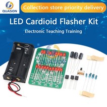 LED 심장-모양의 물 깜박이 램프 키트 DIY 대량 전자 교육 교육 용접 제조 업체 생산 및 어셈블리 전자 부품 액세서리 소스
