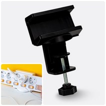 멀티탭 거치대 전선정리 책상 클램프 블랙 ㄷ자멀티탭거치대 멀티탭선반 멀티탭커버 멀티탭정리함 책상멀티탭거치대, 화이트