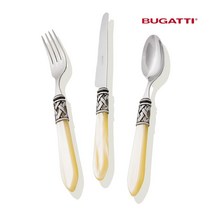 [까사부가티] 알라딘 커트러리 아이보리 디저트세트3P, 단품