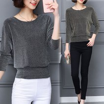 7421 반짝이펄 가오리 티셔츠 7색상
