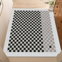 폴라도레 코일 현관매트 출입구 베란다 발판 대형 매트, 08.아트체크, 2.80x120cm, 1개