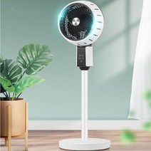 스탠드형 리모컨 선풍기 타워형 선풍기, 화이트110cm