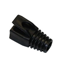 랜 선 poe 테스터기 시험기 네트워크 50 조각 7.0mm UTP/FTP Cat 7 네트워크 케이블 스트레인 릴리프 부츠, 01 Black