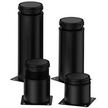 아이베란다 블랙 발통 가구발 싱크대다리 조절발 레벨라 가구부속 IV, 길이 50mm(블랙)