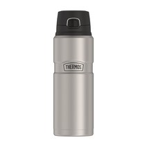 [Thermos] 써모스 스테인리스 킹 베큠 단열 더블 월 스테인리스 스틸 드링크 보틀 매트 스테인리스 스틸 710 ml, 710ml