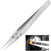 스테인리스 스틸 핀셋 세라믹 내자성 고온내성 비전도성 3000도 스테인레스, 전성