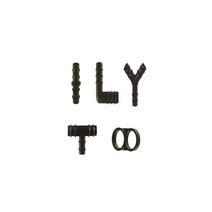 [도남농자재] 엘디부속 엘디 PE 소켓 엘보 티 와이자 엘디 8자 앤드 점적 농자재 관수자재, 엘디와이자13mm(2개묶음)