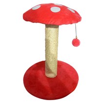 기둥 수직 스크래쳐 캣타워 매리오, 1개, 옐로우