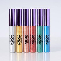 Cosmic Moon - 메탈릭 아이 라이너 10.4 ml 매혹적인 스타일 6가지 색상 세트 포함: 실버 골드 로즈 레드 그린 블루 801228