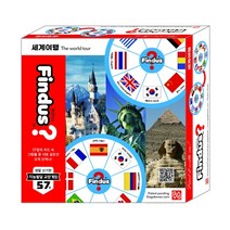 파인더스 동물세계/ 도블게임 도블 동물원 같은그림찾기 재밌는 초등학생 어린이 역사 동물 메모리 기억력 보드게임, 파인더스 세계여행