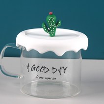 딸기 실리콘컵뚜껑 등 아이디어 컵덮개 53종 모음, 10.5cm 꽃 선인장