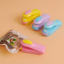 간식메이커 붕어빵기계 와플기계6색 휴대용 미니 홀더 전기 난방 스낵 씰링 기계 봉인 된 포장 플라스틱, 03 Purple