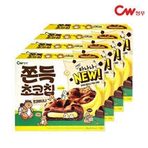청우 쫀득초코칩 초코바나나 240g x 4통 쿠키