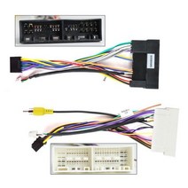 1DIN 자동차 라디오 멀티미디어 근막 프레임 기아 모닝 피칸토 2017- 탐색 GPS IPS 헤드 유닛 장식, Cable