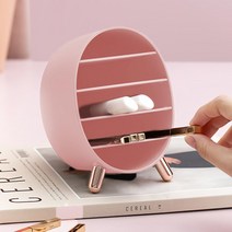 뷰티샵 인테리어 립스틱 수납 화장품진열대 안방 네일정리함 주부 오피스 미용실, 로즈핑크
