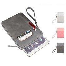 가방 라이너 스트랩 스웨이드 파우치 아이패드, 8인치(7.9 inch)_그레이