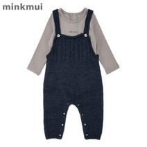 [밍크뮤] (유아) 클래식 니트 우주복_37C1260201