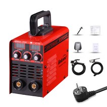아크용접기 프라즈마절단기MMA-250 듀얼 디스플레이 전기 용접 기계 가정용 금속 미니 직접 전류 핸드 헬드, 01 EU Plug