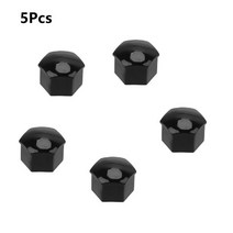 자동차 차량용 볼트 너트 휠너트 헤드 커버 캡 5 개 17mm 보호 외부 장식, 01 5Pcs black_03 21mm 5pcs