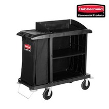 러버메이드 컴팩트 하우스키핑카트 찍힘방지 쿠션 범퍼 다용도 수납카트 업소용 운반카트 핸드카트 업소용, 1개