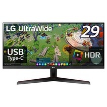 [Amazon.co.jp 한정] LG 게이밍 모니터 29WP60G-B 29인치울트라와이드(2560X1080)IPS 비광택HDRFreeSyncUSB Type-C DisplayPort HDMI