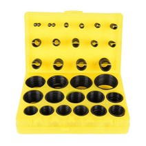 386pcs 블랙 유니버설 nbr o 링 씰 키트 30 다른 크기 고무 o-링 씰링 가스 켓 구색 세트 자동차 23.5x16x4, 한개옵션0