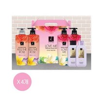 추석 선물세트 LG생활건강 향기 담은 퍼퓸샴푸 세트D2호X4개, 상세페이지 참조