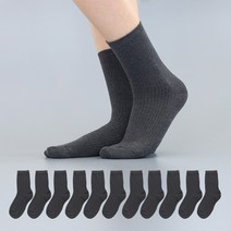 싹스윕 여성 데일리 골지 중목 양말 12켤레