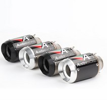 오토바이 배기 다운 파이프 탄소 섬유 모토 소음기 DB 킬러 오스틴 머플러 51MM 범용 가와사키 야마하 이스케이프|Exhaust & Exhaust Systems|, 단일, A, 1개