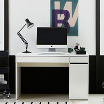 한샘 샘스마트 책상 112.5cm 컬러 택1, 화이트(A)