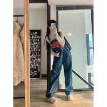 오버롤 팬츠 데님 캐주얼 멜빵바지 점퍼수트 점퍼슈트