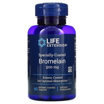라이프익스텐션 스페셜리 코트 브로멜라인 500mg 60정 1팩 x 1개