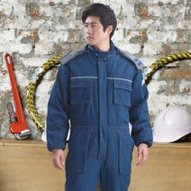 겨울 우주복 작업복 튼튼한 용접복 스즈끼 일체형 정비복 TB-773, 095(L)