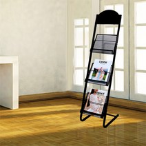 데코스토어 L형 카탈로그스탠드 카다로그거치대 AP607 리플렛 전단지 잡지꽂이, AP607-30(가로 30cm)