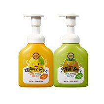 해피바스 과일향으로 기분좋은~ 레몬이랑 손씻자 250ml + 키위랑