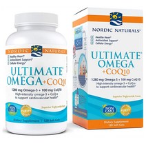 노르딕 내추럴스 - 얼티메이트 오메가-3 & 유비퀴논 코큐텐 코엔자임큐텐 120정