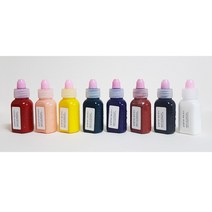 실리콘 안료/염료/조색제/ 20ml / 8색상 중, 실리콘조색제 20ml 갈색