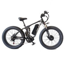 접이식전기자전거 착탈식 전동스쿠터 새로운 강력한 산악 Smlro V3 듀얼 모터 2000W 224Ah 도시 도로 48V 26 quot지방 타이어 성인 전자 7 속도 MTB, Black Grey+7+2000W 16AH