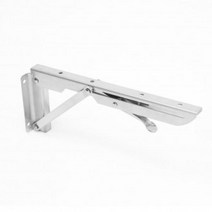 UAA775330영달철물 벽고정 접이식 선반대 브라켓 20cm 실버, 1
