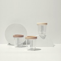 웜리 트라이탄 이유식 보관 용기 2set, 더블팩