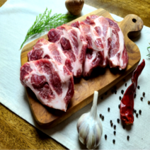 이베리코 플루마 목살 항정살 냉동 돼지고기 특수부위 스테이크, 이베리코 목살400g, 1개