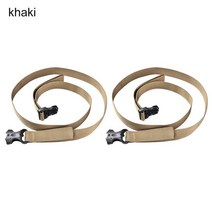 2pcs Adjustable Hiking Outdoor Camping Supplies Safety Buckle Binding Belt Storage Belt Storage Stra, 03 khaki