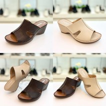 허시파피 NCBC 여성 039 데일리 외출 단아한 슬리퍼 6cm 땀흡수 원피스 웨지굽 발등높은 코디하기쉬운 유행없는 근무용 세미정장룩 쿠션좋은 논슬립 슬랙스 나들이 산책 휴가 여행
