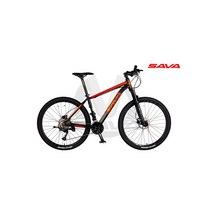[사바코리아] SAVA 사바 300 27단 27.5/29인치 MTB 자전거 2021, Black/Red, 27.5x15